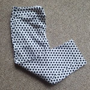 Polka Dot Capri Pants